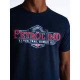 Petrol Industries - Artwork T-shirt - Blauw