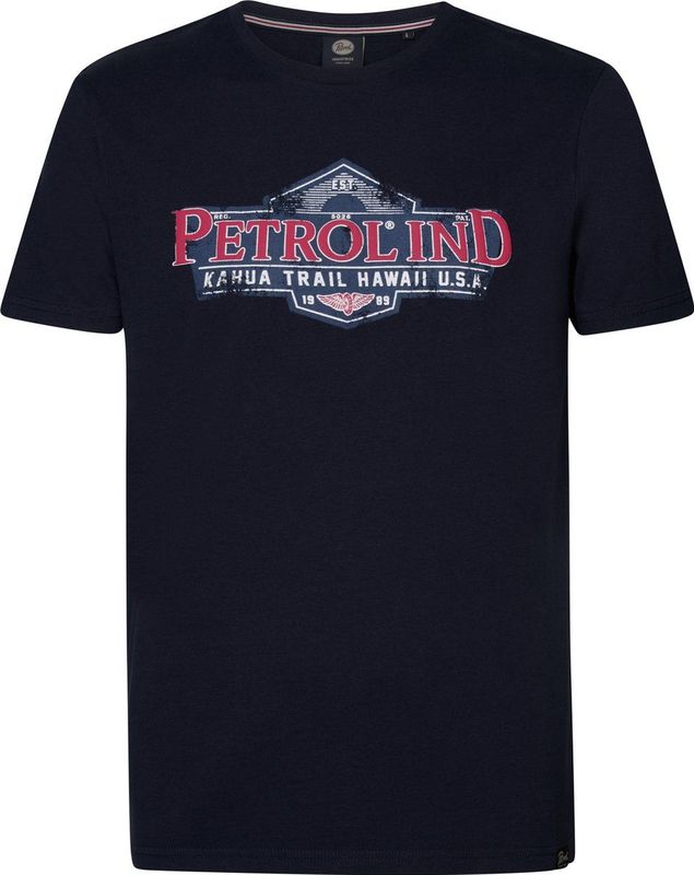 Petrol Industries - Artwork T-shirt - Blauw