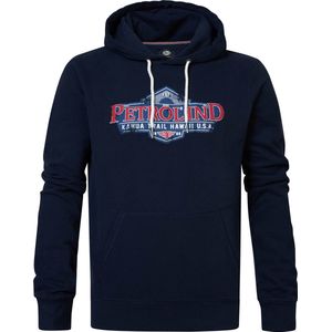 Petrol Industries - Heren Artwork Hoodie Surf - Blauw