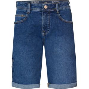 Petrol Industries - Jongens Denim Short Traverse - Blauw