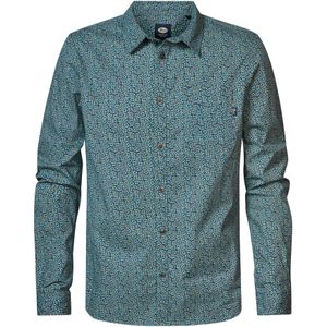 Petrol Ind. Stretch Shirt - Kleur - Materiaal