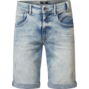 Petrol Industries - Heren Blizzard Denim Short Serenity - Blauw