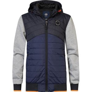 Petrol Industries Gewatteerde Zomerjas Blauw