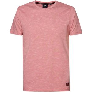 Petrol Industries - Heren Effen T-shirt Palmora - Roze