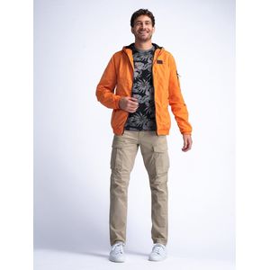 Petrol Industries - Heren Lichtgewicht Jas Papaya - Oranje - Maat M