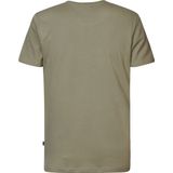 T-shirt - Ronde Hals - Katoen - Logo Op De Borst