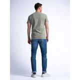 T-shirt - Ronde Hals - Katoen - Logo Op De Borst