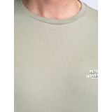 T-shirt - Ronde Hals - Katoen - Logo Op De Borst