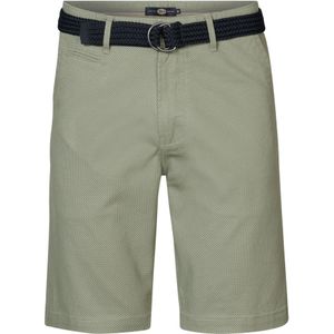 Petrol Industries - Chino Short Breezeify - Grijs - Katoen - Knoopsluiting Ritsgulp