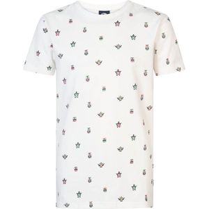 Petrol Industries - Jongens All-over Print T-shirt Seafusion - Wit6
