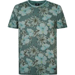 Petrol Industries - Heren Botanical T-shirt Drive - Blauw