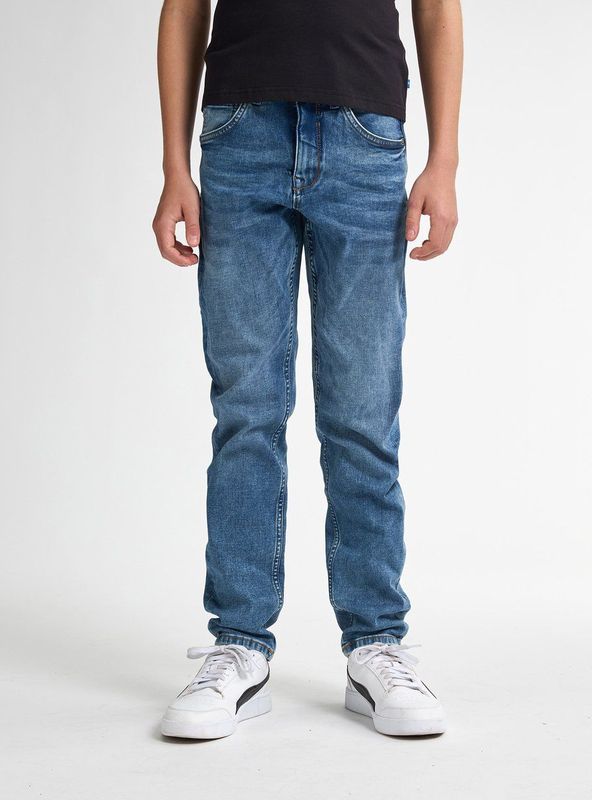 Petrol Industries - Jongens Russel regular tapered fit jeans - Lichtblauw