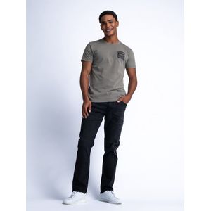 Petrol Industries - Heren Starling straight fit jeans - Zwart