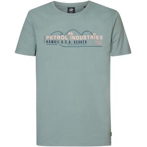 Petrol Industries - T-Shirt - Zwart - Katoen - Logoprint