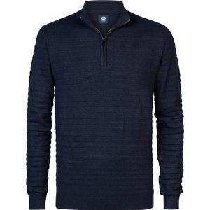 Petrol Industries - Heren Fijngebreide Trui Nome - Blauw