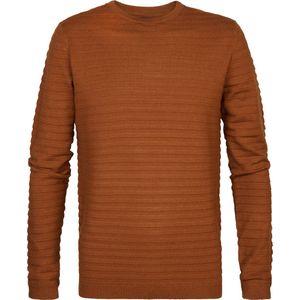 Petrol Industries - Adak - Fijngebreide Trui - Bruin