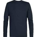 Petrol Industries - Heren Fijngebreide Trui Adak - Blauw