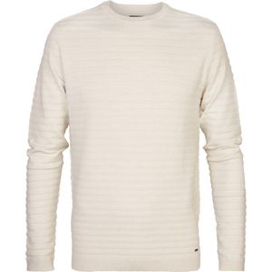 Petrol Industries - Fijngebreide Trui Adak - Beige