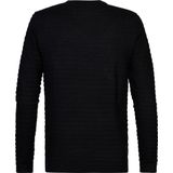 Fijngebreide Trui - Ronde Hals - Gestreept Design - 50% Viscose, 28% Polyester, 22% Polyamide