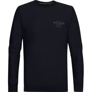 Petrol Industries - Heren Fijngebreide Trui Tok - Blauw