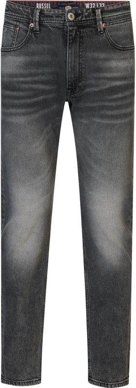 Petrol Industries - Heren Russel 90's Regular Tapered Fit Jeans - Zwart - Maat W32L32