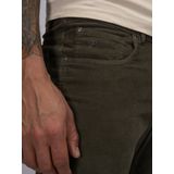 Petrol Industries - Heren Russel Cords Regular Tapered Fit Broek Wrangell - Groen