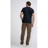 Petrol Industries - Heren Russel Cords Regular Tapered Fit Broek Wrangell - Bruin