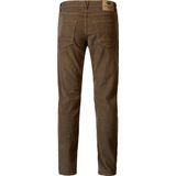 Petrol Industries - Heren Russel Cords Regular Tapered Fit Broek Wrangell - Bruin