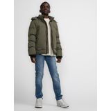 Petrol Industries - Jongens Gevoerde Jas Nikiski - Groen - 85% Polyester, 15% Nylon
