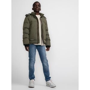 Petrol Industries - Jongens Gevoerde Jas Nikiski - Groen - 85% Polyester, 15% Nylon