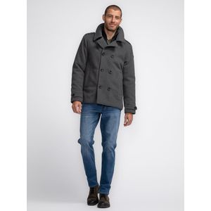 Petrol Industries Heren Klassieke Jas Chevak Grijs