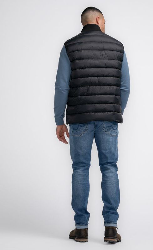 Petrol Industries - Heren Gevoerde Bodywarmer Haines - Zwart