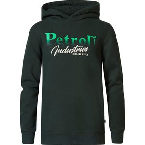 Petrol Industries - Jongens Artwork Hoodie PortLions - Groen