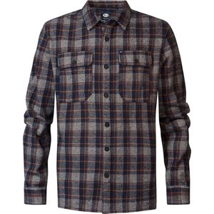 PETROL INDUSTRIES - Geruit Hemd - Marine - 100% Katoen - Lange Mouwen