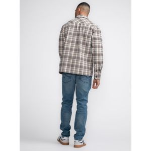 Petrol Industries - Shirt Long Sleeve - Ecru - Katoen en Elastaan