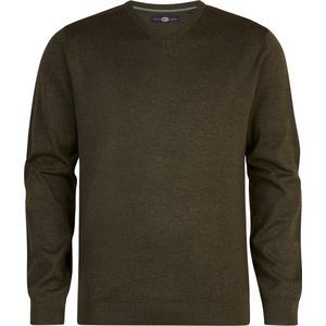 Petrol Industries - Knitwear - V-hals - Petrol - 50% Katoen 50% Acryl