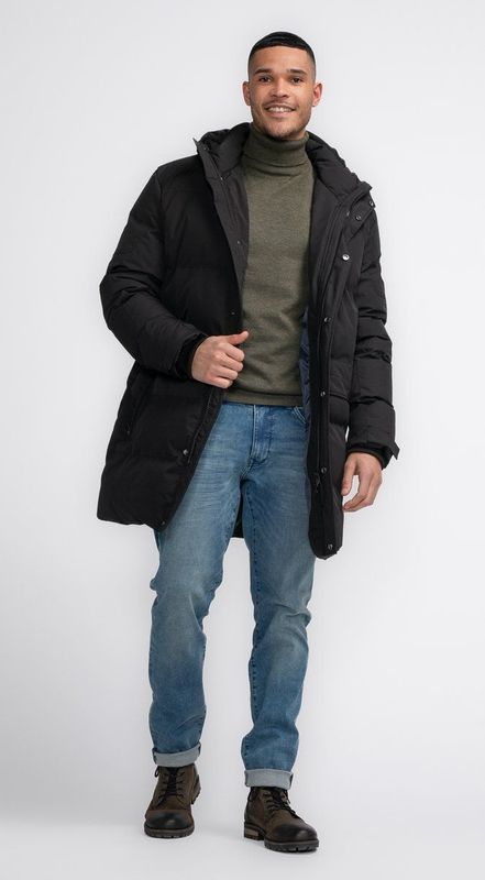 Tussenjas - Eek - Effen - Licht Gevoerd - Normale Pasvorm