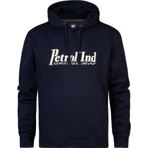 Petrol Industries - Heren Plus Size Comfortabele Hoodie Hughes - Blauw