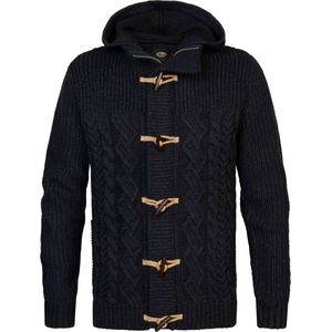 Petrol Industries - Heren Ribgebreid Vest Portage - Blauw
