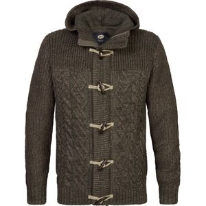 Petrol Industries - Heren Ribgebreid Vest Portage - Bruin