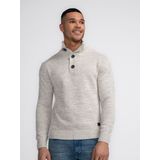 Antique White Melee - Pullovers - Breisel - Lange Mouwen - Regular Fit