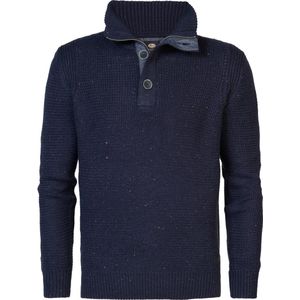 Petrol Industries - Heren Fijngebreide Trui King - Blauw