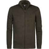 Petrol Industries Heren Gebreid Vest Elim Groen