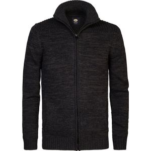 Petrol Industries - Heren Gebreid Vest Elim - Zwart