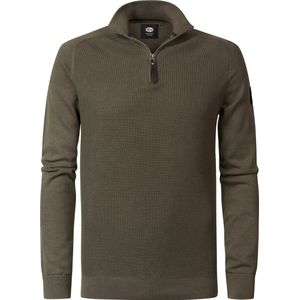 Petrol Industries - Heren Comfortabele Trui Minto - Groen