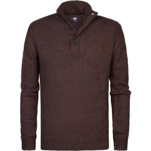 Petrol Industries - Heren Fijngebreide Trui Kiana - Rood - Maat S