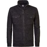 Petrol Industries - Heren Gebreid Vest Sitka - Zwart