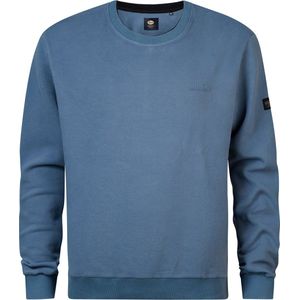 Petrol Industries - Heren Trui - Sweatshirt - Petrol - 93% Katoen, 7% Elastaan