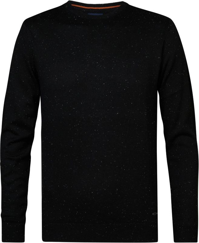 Petrol Industries - Heren Gebreide Trui Northway - Zwart