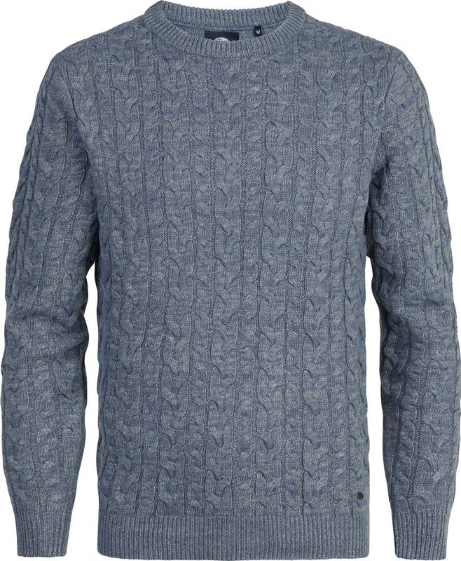 Petrol Industries Trui 'Bering'  saffier